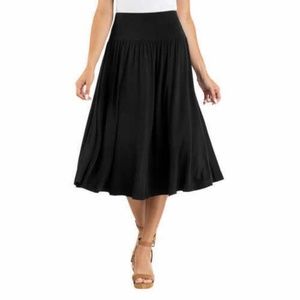 NWT Women's Black HILARY RADLEY Midi Length Skirt